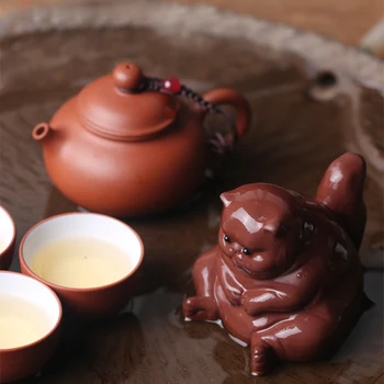 TANGPIN Vijolično gline čaj pet luštna mačka Čaj igrajo obrti kung Fu čaj nastavite dekoracijo s šatulji