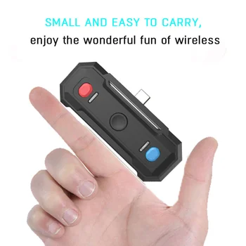 Vklopite povezavo Bluetooth Adapter Tip-C Avdio Brezžični Oddajnik Nizke Latence HDMI TV, ki je Osnova Za Nintendo Stikalo Lite Konzole Dodatki