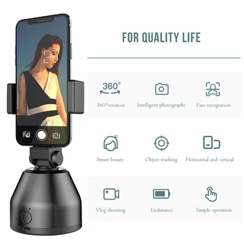 Auto Fotograranje Selfie Palico Stojalo Sledite 360° Vrtljivost Obraz Predmet Sledenje Smart AI Gimbal Stojalo Za iPhone Xiaomi Huawei