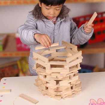Lesene ustvarjalne plast zlaganje stolpnica bloki otrokove intelektualne moči igrača skupščine kup stolp igro gradbeništvo