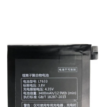 Prvotne 3400mAh LT633 Baterija Za Letv Le 1 Max X900 Telefona, ki je Na Zalogi, Najnovejše Proizvodnje Visoke Kakovosti Baterija+Številko za Sledenje