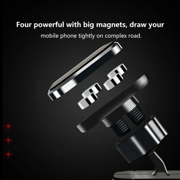 Magnetna Avto Nosilec za Telefon, 360-Stopinjski GPS Univerzalni Mobilni Telefon Mount Magnet Zraka Vent Avto Nosilec Za iPhone X 7 8 Samsung Xiaomi