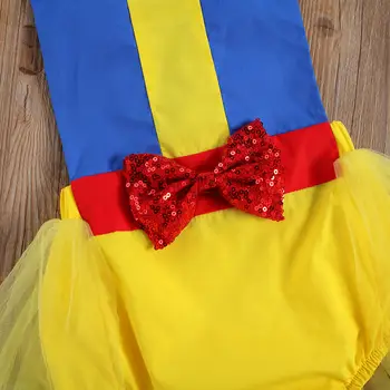 Božič Baby Dekleta Fantje Romper Obleko Mozaik brez Rokavov Sequined Lok Čipke Backless Jumpsuits 0-24M