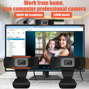 480p/720p HD Spletna kamera Vrtljiva PC Digitalni USB Kamera Snemanje Video posnetkov 1,20 M, Mic Webcam Za Sestanek Chating Omrežja Poučevanje