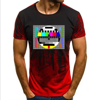 2019 teorija Velikega Poka Majica s kratkimi rokavi Moški Vektor Televizijskih Ne Moški T-shirt Bombaž Sheldon Cooper Tshirt TV Ni Signala Vrhovi Tees