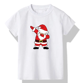 Božično darilo Baby otroška Oblačila T-shirt Santa Claus 2020 Novo jelena Božič vesel, spodnje Perilo Mehko Priložnostne Dno Majica