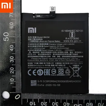 Originalne Nadomestne Baterije Za XiaoMi Mi9 SE Mi 9SE BM3M Pristno Baterijo Telefona 3070mAh+Darilo Orodja +Nalepke