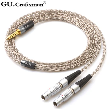 GUcraftsman 6N srebra za Focal utopia 4Pin XLR-2,5 MM/4.4 MM bilance Slušalke nadgradnjo kabel
