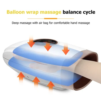Strani Massager Fizioterapija Oprema Električna Ročna Massager za Lajšanje Ročno Utrujenost Palm Prst Zračnega Tlaka Masaža