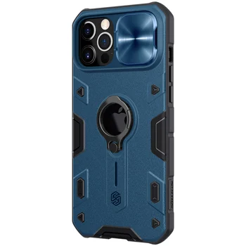 Fotoaparat Zaščito Za iPhone 12 Pro Max Primeru NILLKIN Obroč Stojalo Držalo Anti-Knock Odbijača Kritje Za iphone 12 Mini Pro Max 12