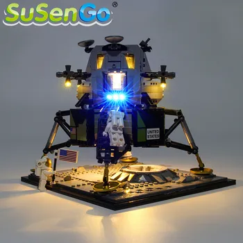 SuSenGo LED Luči Komplet Za 10266 Ustvarjalca Apollo 11 Lunar Lander , (Model Niso Vključene)