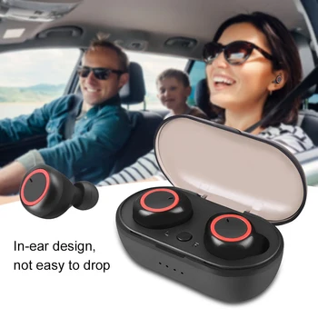 Kebidu Nepremočljiva Sport Slušalke TWS Bluetooth 5.0 Slušalke za Prostoročno Čepkov Brezžične Stereo Slušalke z Mikrofonom za IOS Android