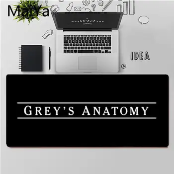 Maiya Vrh Kakovosti Siva je Anatomija DIY Design Vzorec Igra mousepad Brezplačna Dostava Velik Miško, Tipke Tipkovnice Mat