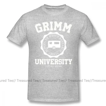 Grimm T Shirt Grimm Univerze T-Shirt Kratek Rokav Smešno Tee Majica Moški 100 Bombaž 5x Grafični Plaži Tshirt