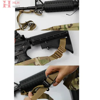 Multi-funkcijo Taktično Lov Pas Pas s Sponko Pištolo 2 Točki Zanko Pištolo Pasu Molle Taktični Pas