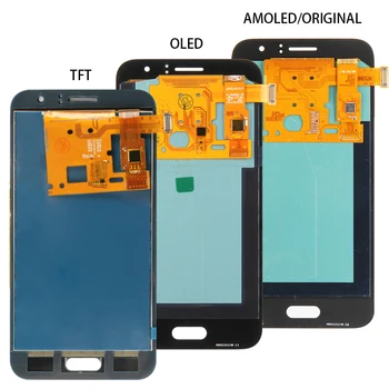 Preizkušen original AMOLED LCD zaslon Za Samsung Galaxy J1 2016 J120F J120DS J120 Zaslon LCD+Touch Screen Računalnike Skupščine+Orodja