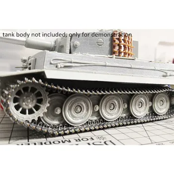 1/35 Obsega Kovinski Skladbo Povezave za nemški Tiger 1w/kovinske zaponke Tank Model Komplet