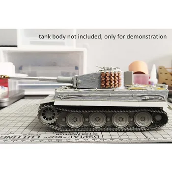 1/35 Obsega Kovinski Skladbo Povezave za nemški Tiger 1w/kovinske zaponke Tank Model Komplet