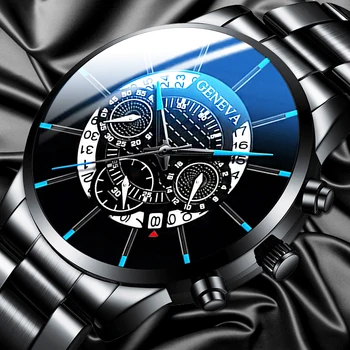 2020 moda za moške iz nerjavečega jekla luksuzni watch koledar quartz uro strokovno casual men ' s watch ura Relogio Masculino