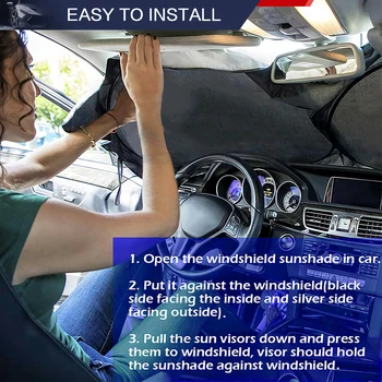 Avto Prednje Okno Vizir Kritje Anti UV Vetrobransko steklo Dežnik Auto Logo Grb Suncobran Sonce, Senco za Volvo XC40 V40 XC70 XC60 S40 S60