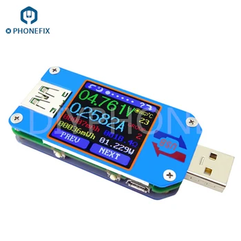 UM25 UM25C za APP USB 2.0 Tip-C LCD Voltmeter Ampermeter Napetosti tok Merilnik Napolnjenosti Baterije USB Tester