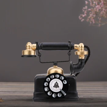 Novo Vintage Retro Starinsko Telefon Žično Strip Mobilne In Stacionarne Telefonije Doma Desk Dekor Okras Doma Oprema Za Dekoracijo