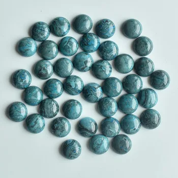 2020 Moda na naravno modrem oniks 12 mm okroglo obliko CHRYSOPRASE kroglice za nakit, pribor, izdelavo prosta Trgovina 50pcs/veliko brezplačno