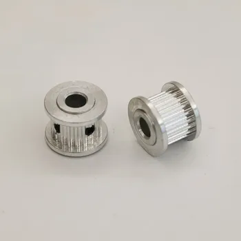 2pcs/veliko Aluminija GT2 20 zob Časa Škripec premerom 3 mm/5 mm/8 mm, primerni za pas 6 mm, širina za 3d tiskalnik (2GT 20teeth)