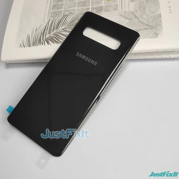 Za SAMSUNG Galaxy S10 Hrbtni Pokrovček Baterije Vrata, Zadnje Steklo Ohišje Primeru Zamenjajte Pokrov Baterije