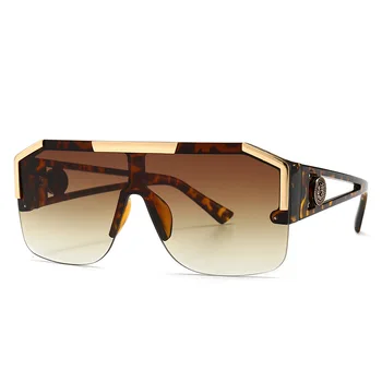 Moda Za Moške Enem Kosu Kvadratnih Sončna Očala Slog Gradient Trendy Vožnje Retro Blagovno Znamko, Design, Visoko Kakovostna Sončna Očala Oculos De Tako