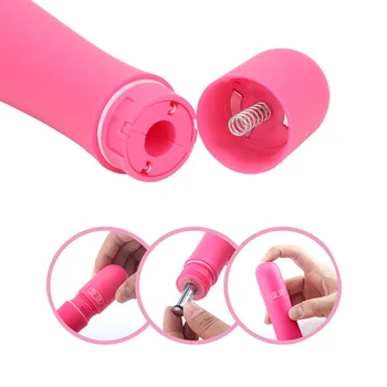 IKOKY Mini Vibrator, Vibrator Sex Igrače za Ženske Av Palico Vibrator za Klitoris Massager Erotično G Spot Čarobno Palico, Vibracije 5 Hitrosti
