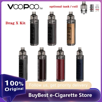 Novi Originalni VOOPOO Povlecite X Mod Pod Vape Komplet z TFT Barvni Zaslon & GENA.TT čip E-cigareta Vaporizer Vs Vinci X / Okriljem Povečanje