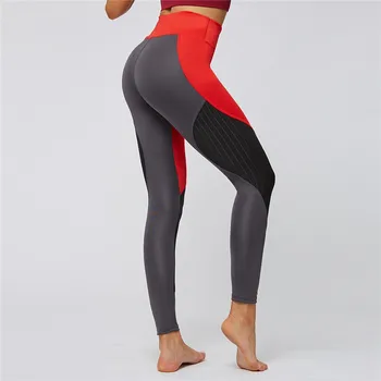 2020 nova joga hlače za ženske prostem visoko elastičnost tesen vgradnjo boki devet-točka šivanje track hlače