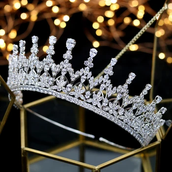Visoka kakovost crystal krono, dekle rojstni dan diplomi slovesnosti krono nevesta poročni dodatki za lase headdress Tiaras