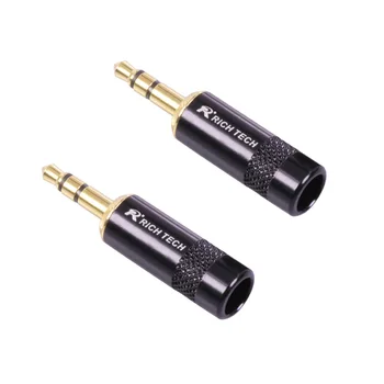 50pcs Stereo Jack 3,5 mm pozlačeni 3,5 mm Vtič Priključek, Spajkanje tip za slušalke mikrofon slušalke popravilo DIY