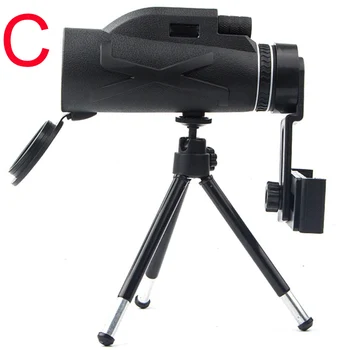80X100 Poveča Oko Prenosni Prizmo High-definition Optični Mobilni Telefon Teleskop ALS88