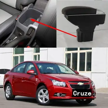 Za Cruze armrest polje osrednji Trgovina vsebina škatla za Shranjevanje Chevrolet armrest polje s skodelico imetnika pepelnik USB vmesnik 2009-2016