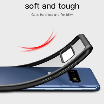 IPAKY Za Samsung Galaxy Note 9 8 10 pro Primeru Akril Prozorno Ohišje za Samsung galaxy S10 S20 S8 S9 Plus S10E S20Ultra Pokrov