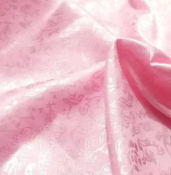 120cm*100 cm roza Zmaj starinsko jacquardske saten svila tkanina super mehka oblačila kostum COS brocade tkanine, obleka diy tkanine