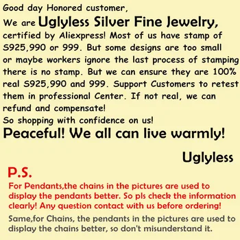 Uglyless Preprosto Pravi Silver Prazno Bangles za Ženske 99.9% Čisto Srebro Trdna Lotus Bangles Nastavljiv Cvetje Zapestnice Nakit
