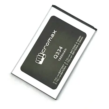 1Pcs Visoke Kakovosti Novo Izvirno Micromax Q334 Baterija za Micromax Q334 Mobilnega Telefona, ki je na zalogi + Skladbo Kode