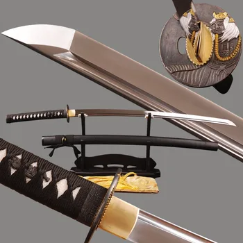 Brandon Meči Ročno Honsanmai Japonski Samuraj Katana Pravi Oster Polno Tang Boj Meč Letnik Kovinski Doma Dekoracijo