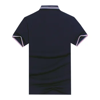Smart Casual Tace & Shark Majica Polo Moški Bombaž Dihanje Trdna River camisa polo Vezenje Modno Oblikovanje Moške Polo Homme