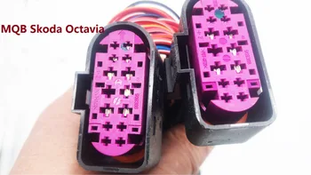 LED Žarometi HID 10 do 14 Pin Pretvorbo skladu nadgradnjo halogenske žaromete xenon led žarometi kabel za Octavia