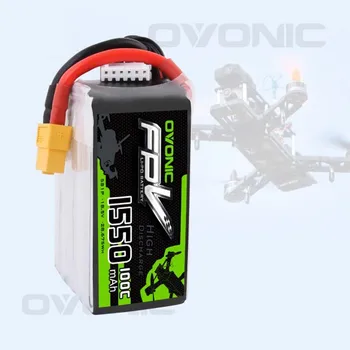 OVONIC 18.5 V 1550mAh 5S 100C LiPo Baterijo z XT60 Plug za FPV, ki Plujejo pod