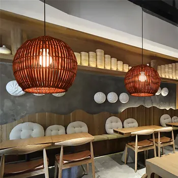 Japonski bambusa Obesek Luči svetu obesek svetilke luč, luč za kuhinjo, jedilnico restavracija, trgovina 110v 220v