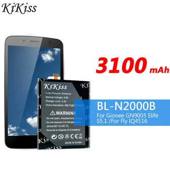 3100mAh Mobilni Telefon Nadomestno Baterijo BL-N2000B Za Gionee GN9005 Elife S5.1 /Za Letenje IQ4516