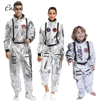 Otroško Stranka Igre Astronavt Kostum Vlogo igra Halloween Kostum Astronavt bo Ustrezala Karneval Cosplay Raketa SpaceSuit Jumpsuits
