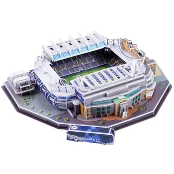 3D tridimenzionalne Sestavljanke Svetovni Nogometni Stadion otroške Puzzle DIY urok vstavite Igrača za Učenje Izobraževalne Igre, Igrače