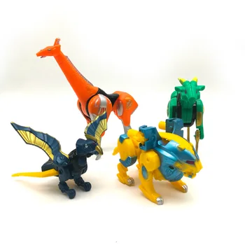 Deformacije Igrača 5 v 1 Dinozaver Ranger Megazord Sestavljeni Dinozords Robot figuric Otrok Rojstni dan Darila